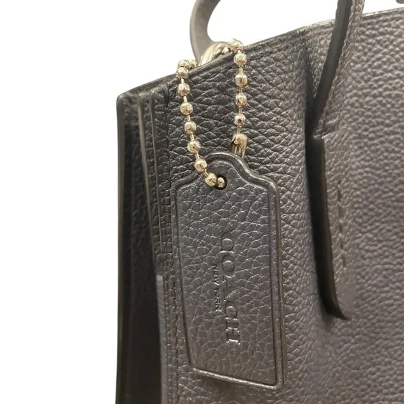 COACH Charlie Handbag Shoulder Purse Black 29529‎ Carryall City Classic Designer - Picture 4 of 10